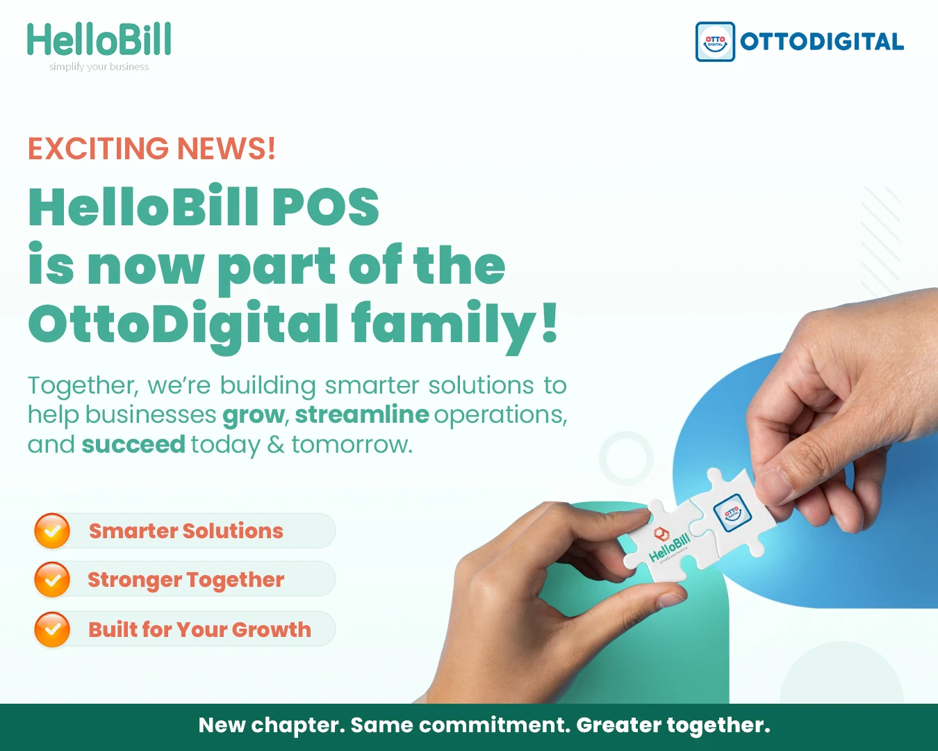 HelloBill POS is now part of the OttoDigital family
